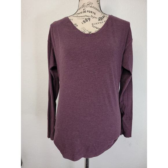 Lululemon Basic Tee Womens 6/8 Plump Relaxed Long Sleeves - Picture 2 of 8